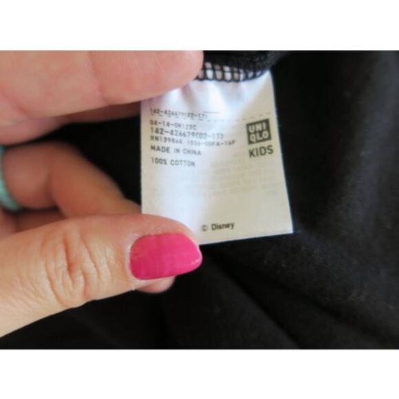 Uniqlo x Disney Girl's AMBUSH UT LOVE GRAPHIC T-SHIRT‎ DRESS. Size 9-10 - Picture 7 of 8